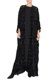 Devore Velours Tassels Cover Up