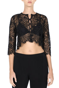 Hand Embroidered Lace Cardigan