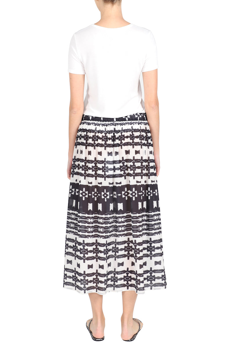 A-Line Midi Skirt