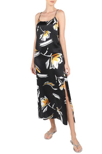 Printed Silk Cami Dress