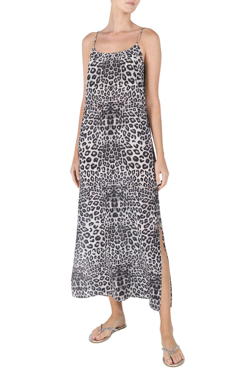 Printed Silk Cami Dress