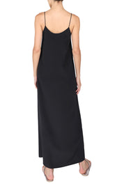 Long Crepe de Chine Silk Cami Dress