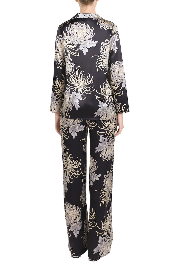 Printed Silk PJ Set