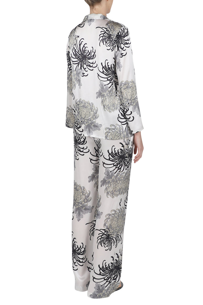 Printed Silk PJ Set