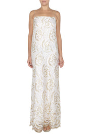 Metallic Lace Cami Dress