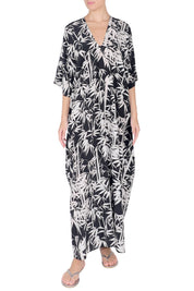 Silk Printed Bamboo Boubou Caftan