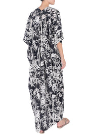 Silk Printed Bamboo Boubou Caftan
