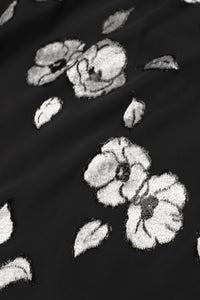 Camelia Dévore Velour Boubou Caftan