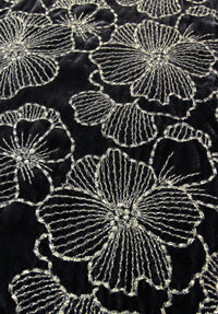 Embroidered Velour Boubou Caftan