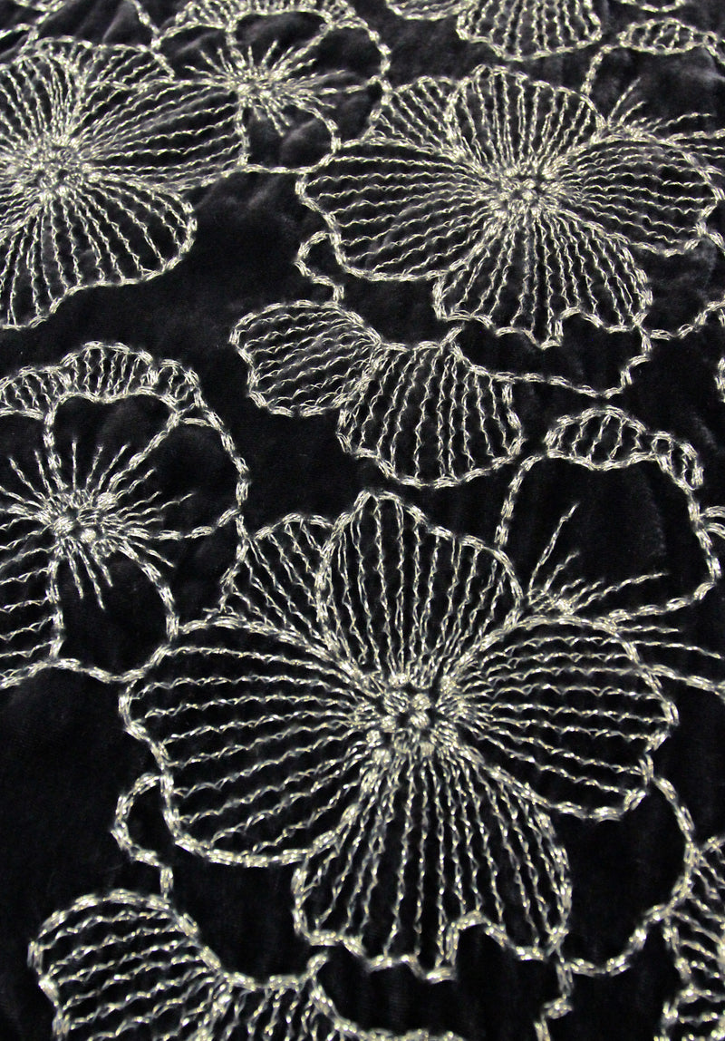Embroidered Velour Boubou Caftan