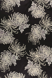 Printed Silk Satin Sweep Skirt