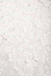 Floral Embroidered Lace Skirt