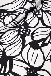 Printed Silk Satin Sun Dress