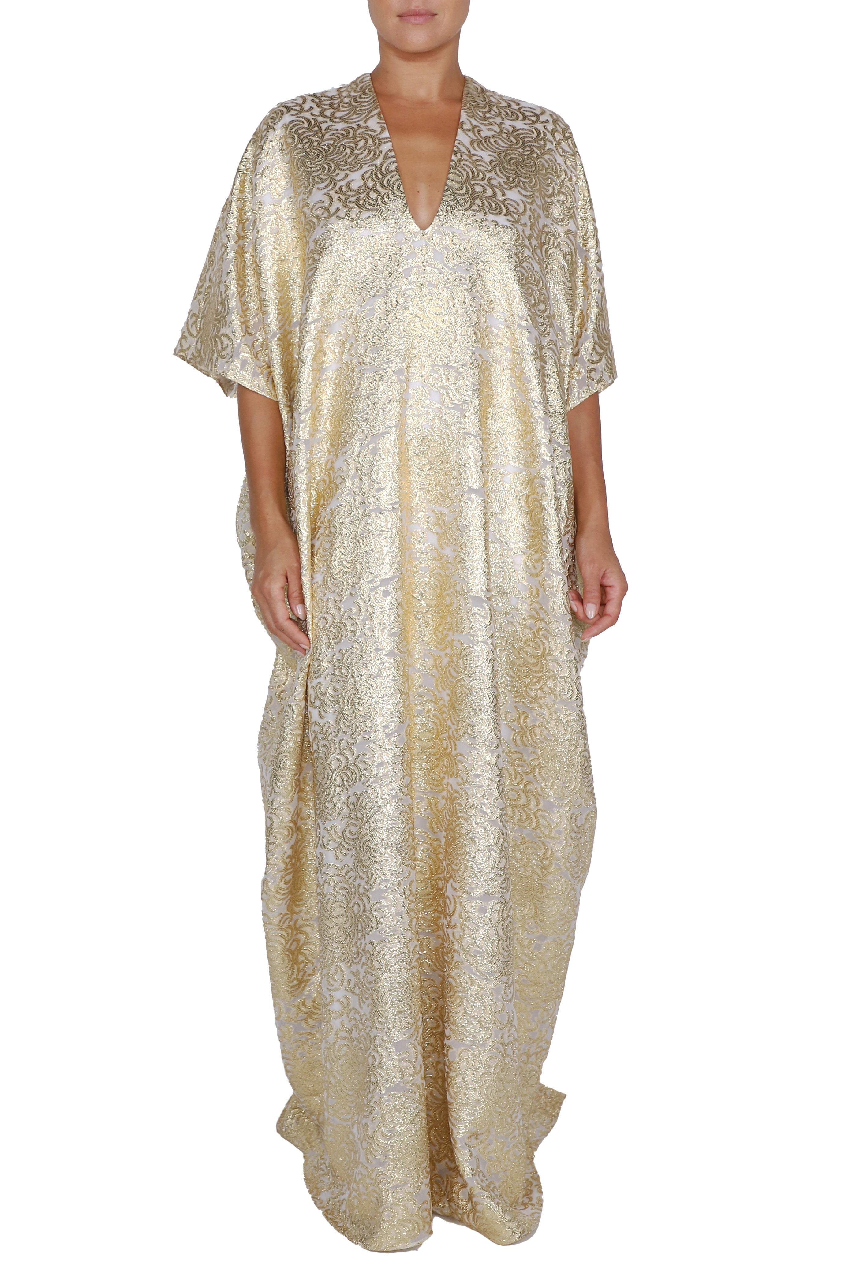 Fine Dahlia Boubou Caftan