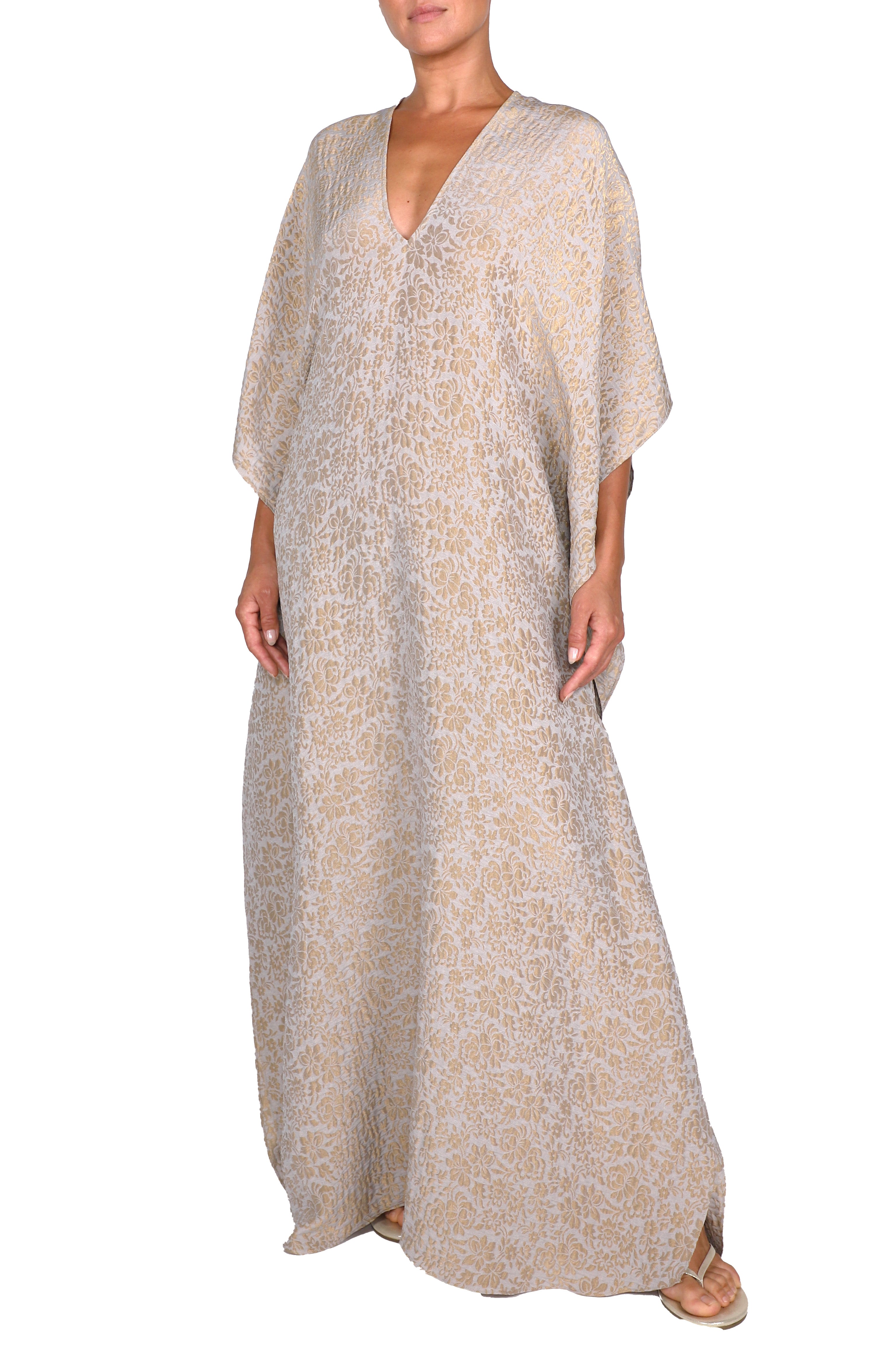 Metallic Fine Rose Boubou