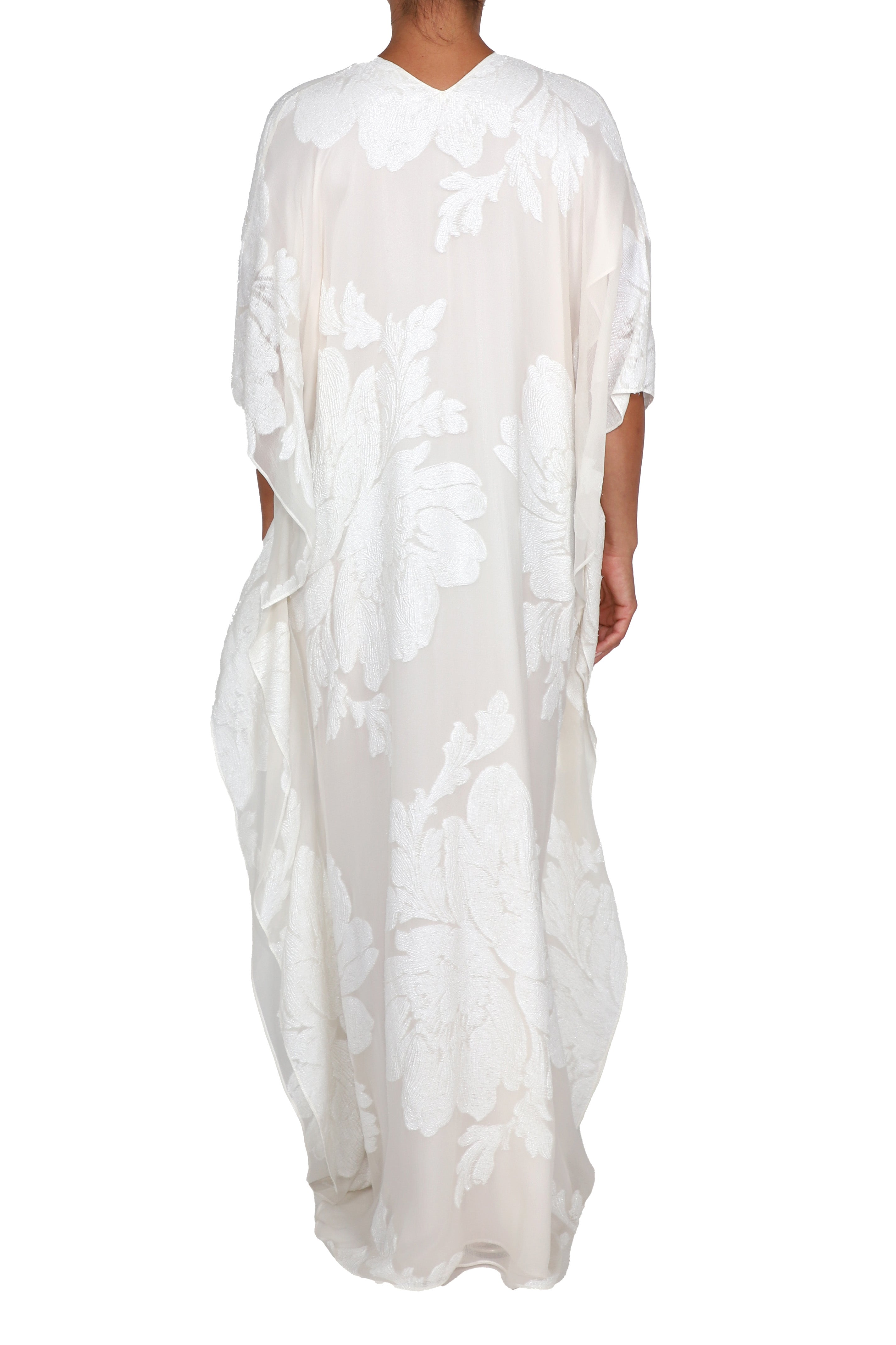 Big Flower Lurex Lined Boubou