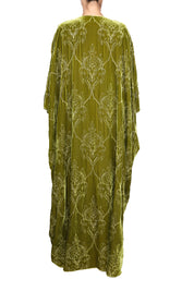 Embroidered Velour Cover Up