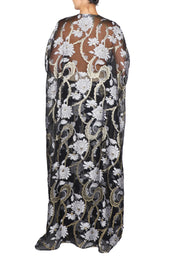 Silk Chiffon Oversized Boubou Caftan