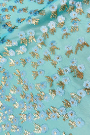 Little Flower Velour Devore Boubou Caftan