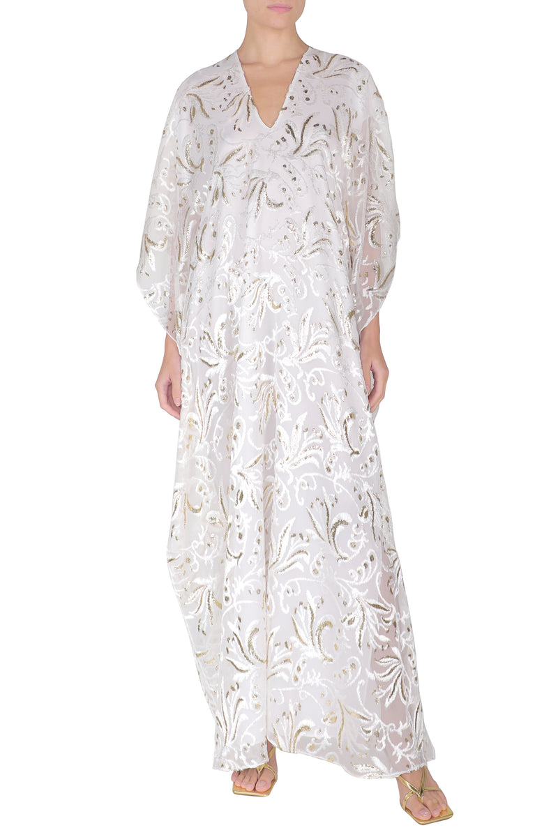 Arabesque Velour Devore Boubou Caftan