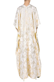 Metallic Floral Boubou Caftan
