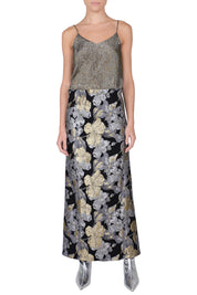 Metallic Bouquet Skirt