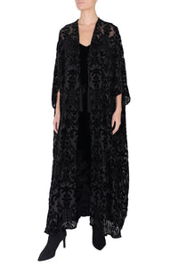 Devore Velours Tassels Cover Up