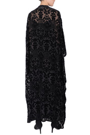 Devore Velours Tassels Cover Up