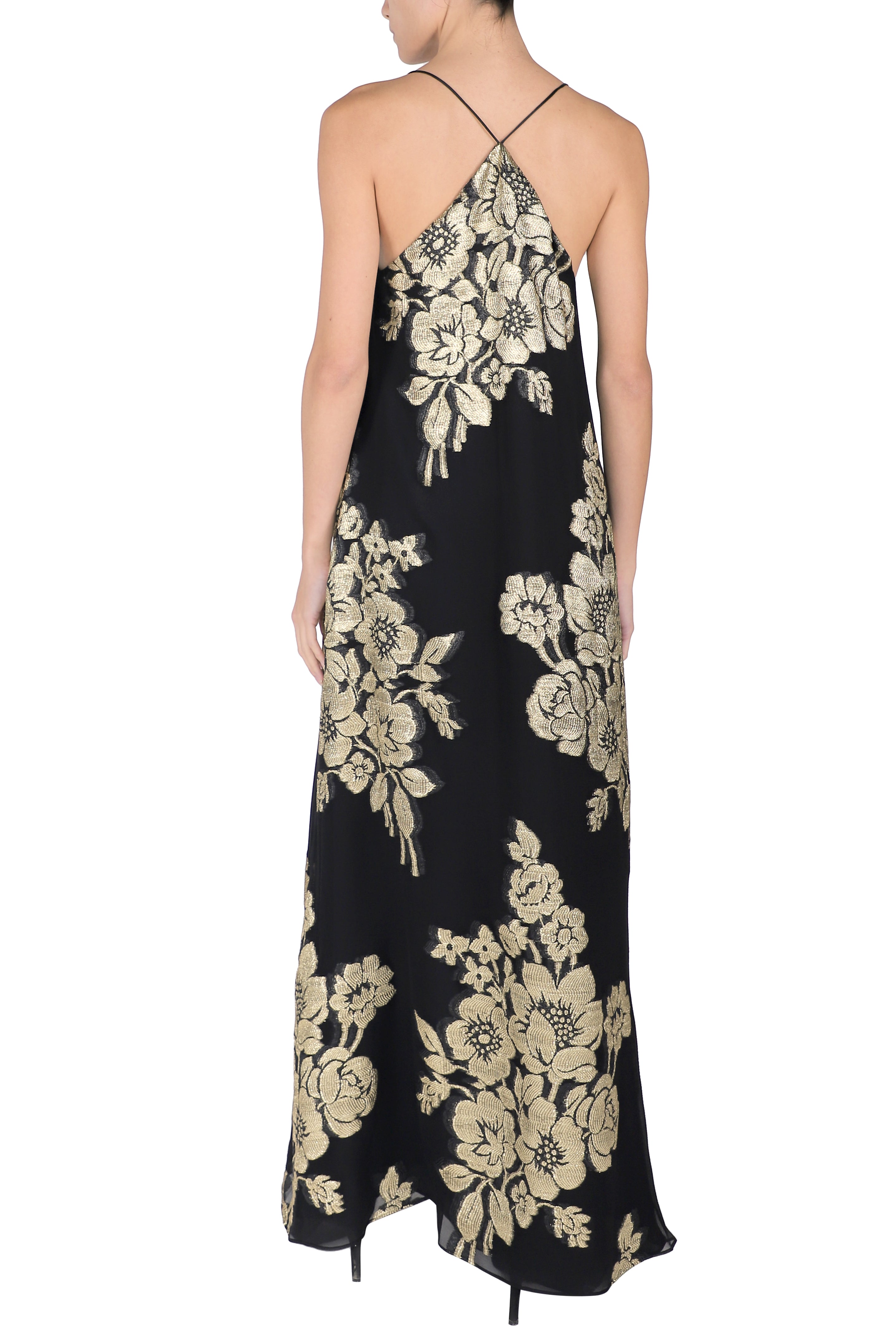Rose Bouquet Racer Back Sun Dress