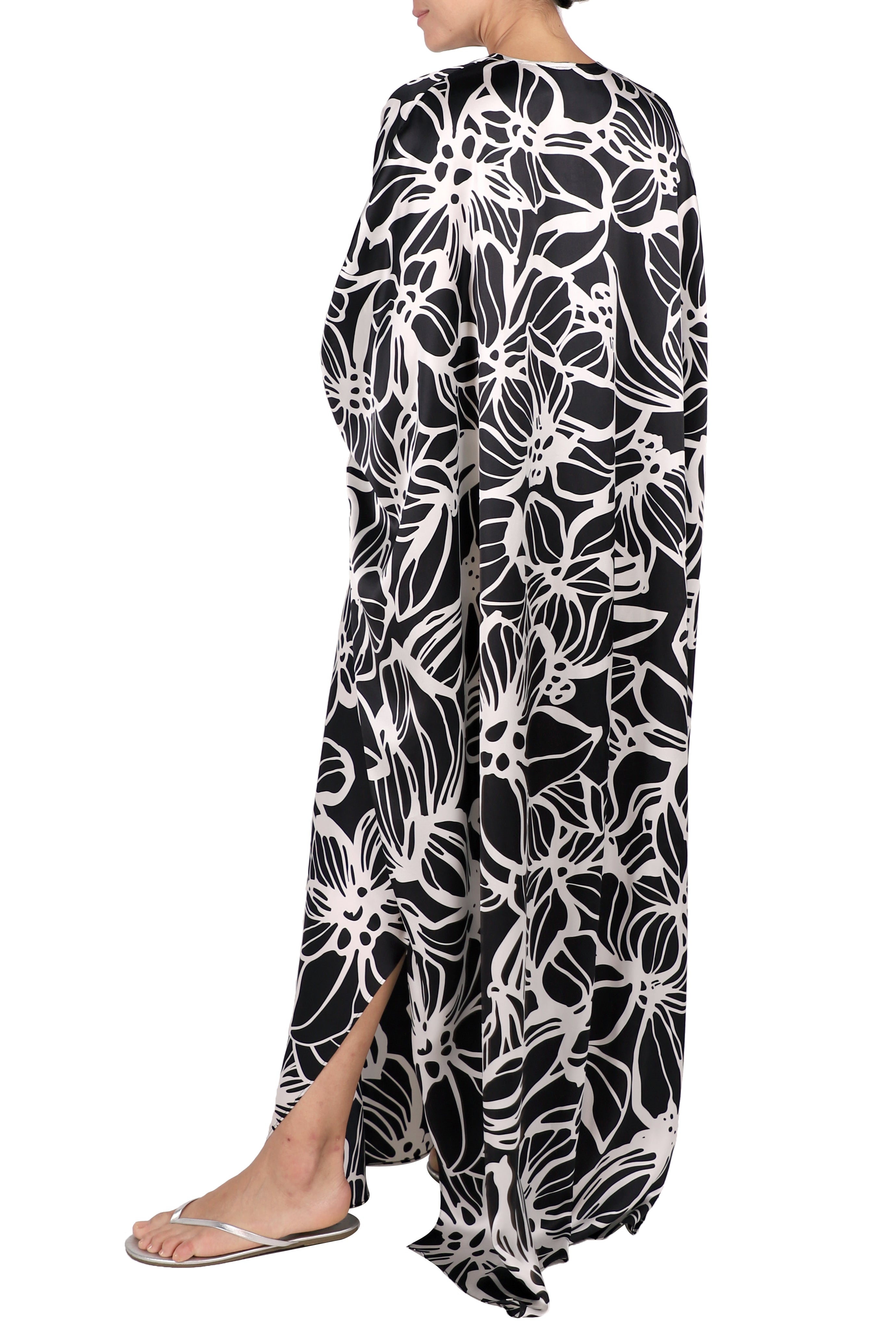 Silk Satin Oversized Boubou Caftan