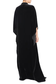 High Collar Velour Boubou Caftan