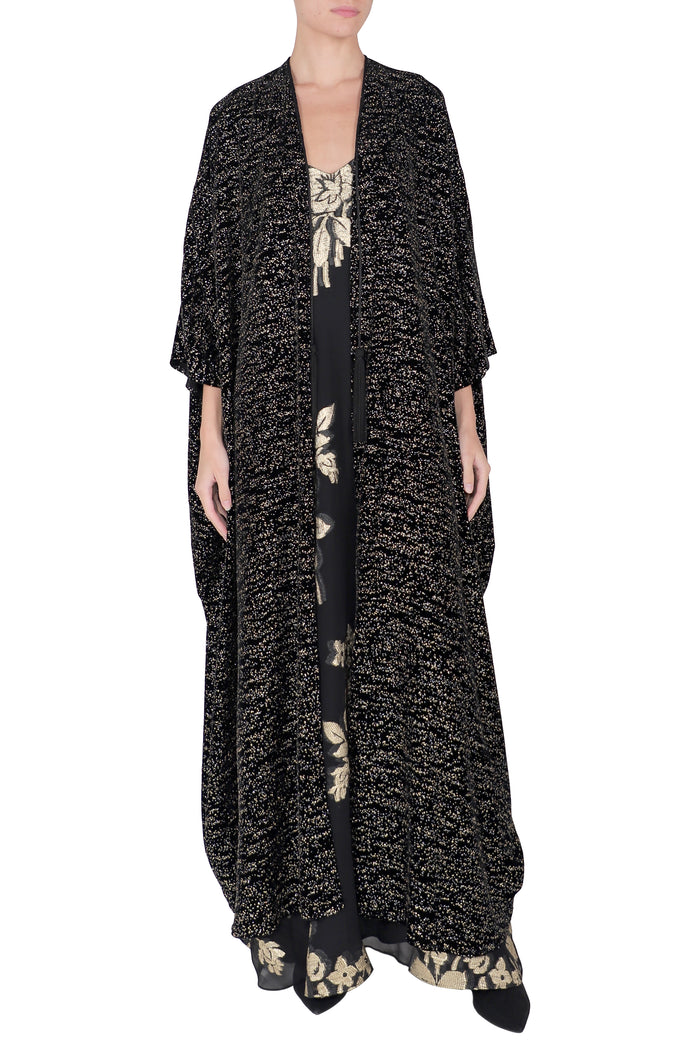 Silk Velour Sparkle Coat