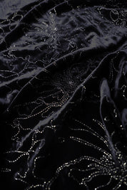 Embroidered Velour Cover Up