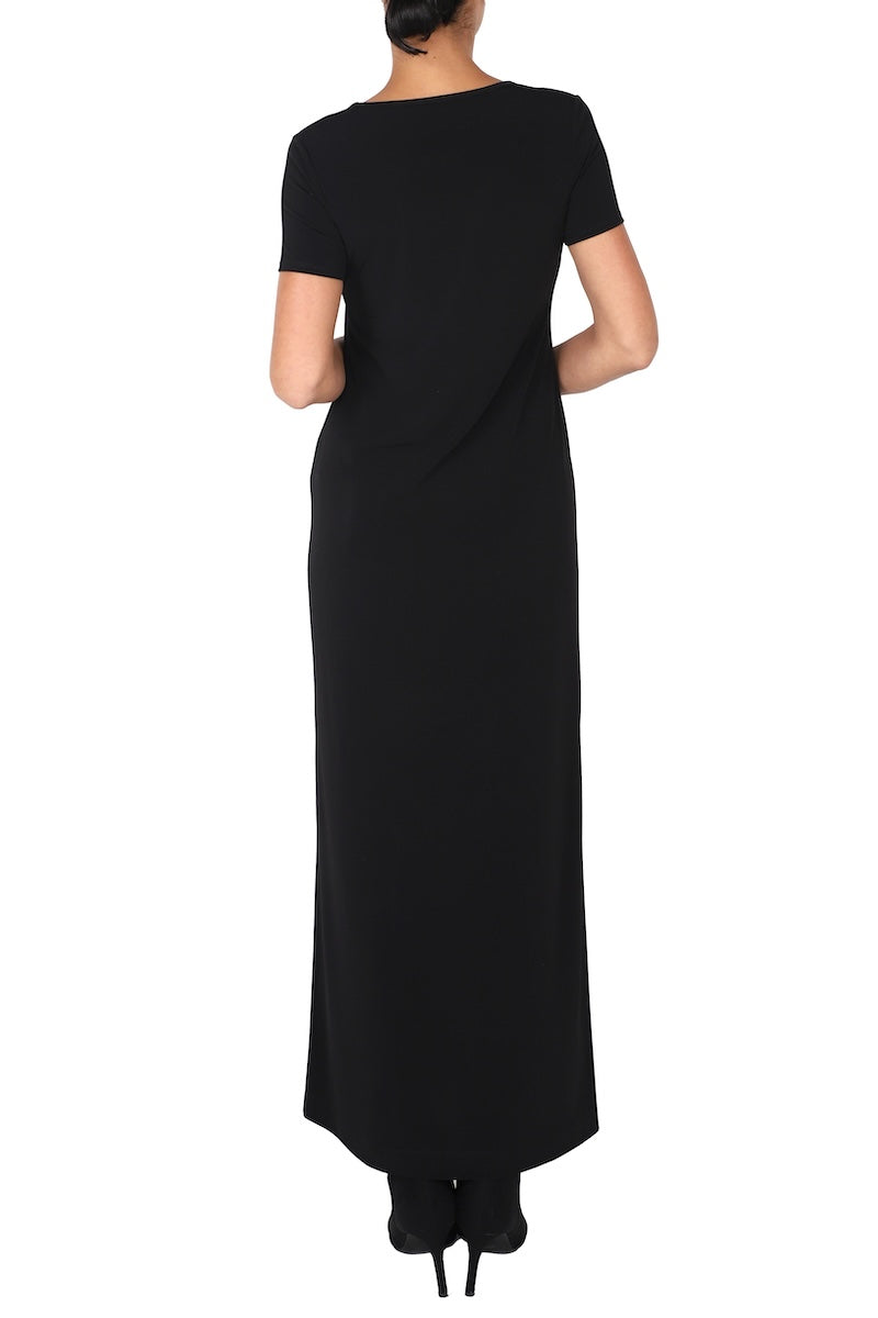 Short Sleeve Jersey Crew Neck Dress Short Sleeve Jersey Crew Neck Dress