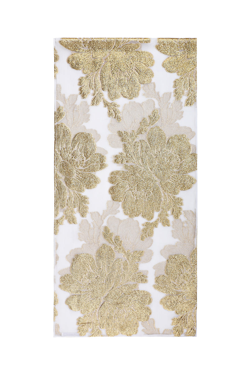 Jacquard Silk Blend Scarf