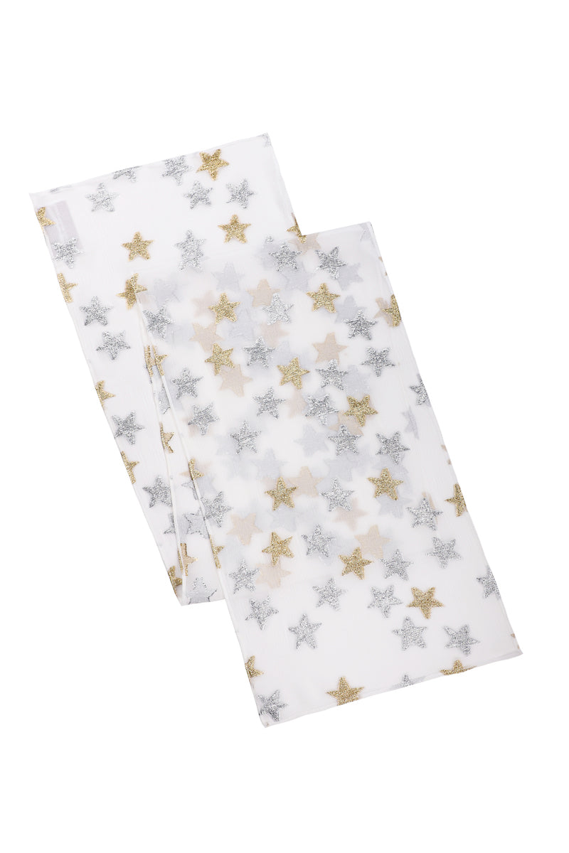 Jacquard Silk Blend Scarf
