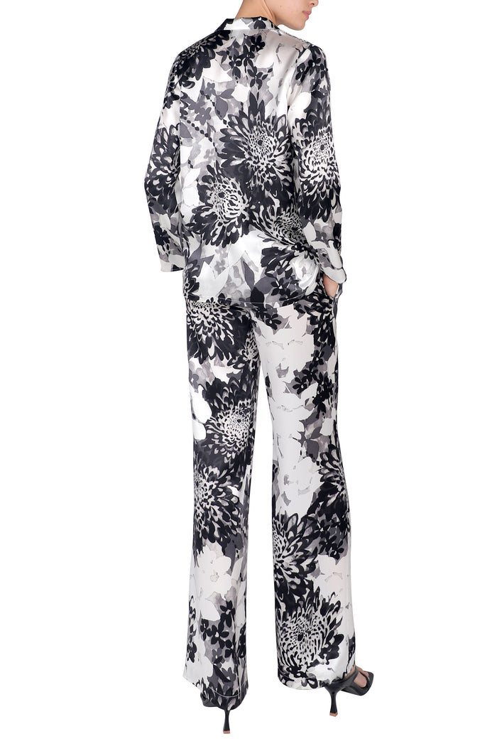 Printed Silk PJ Set