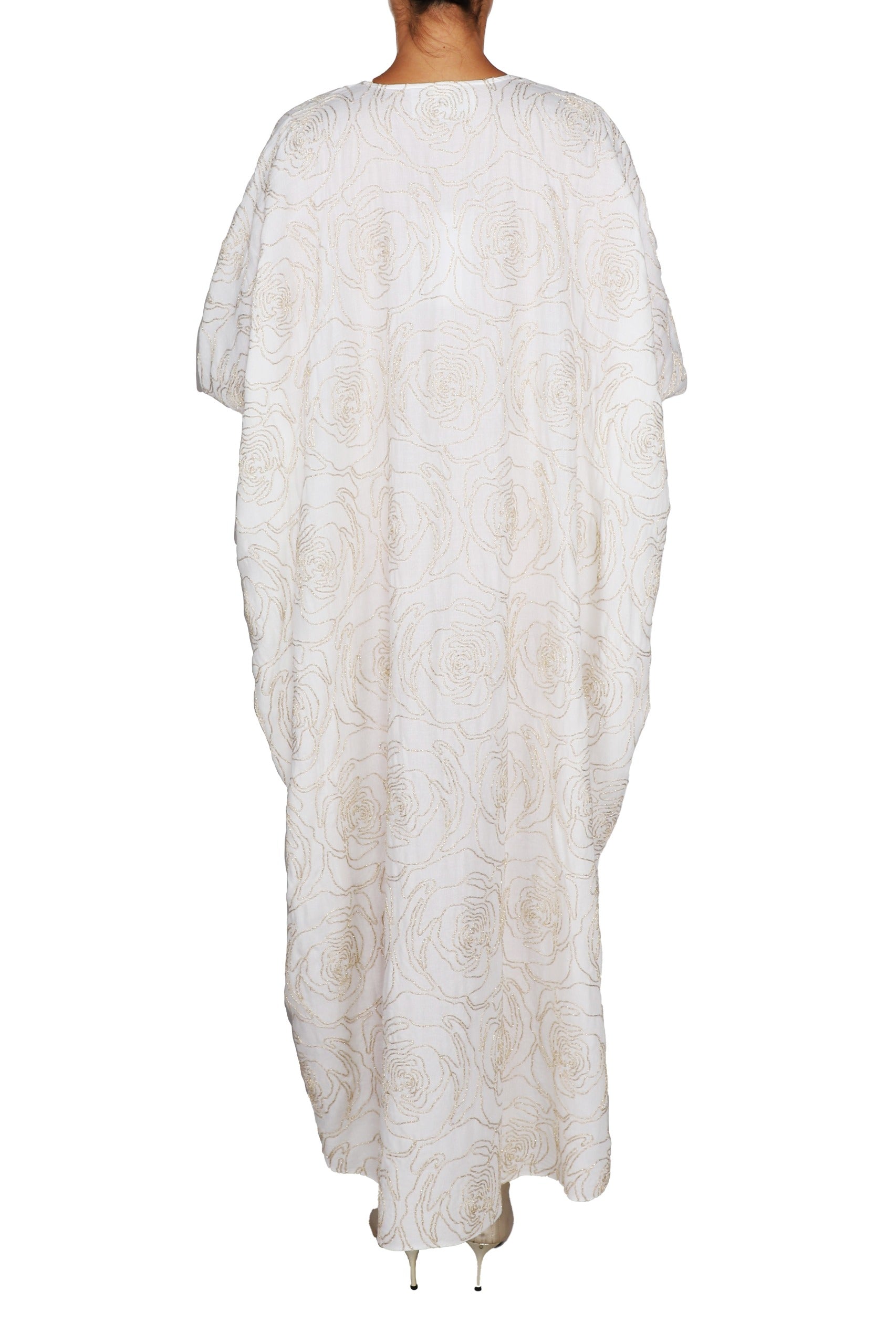 Embroidered Soft Wool Boubou Caftan