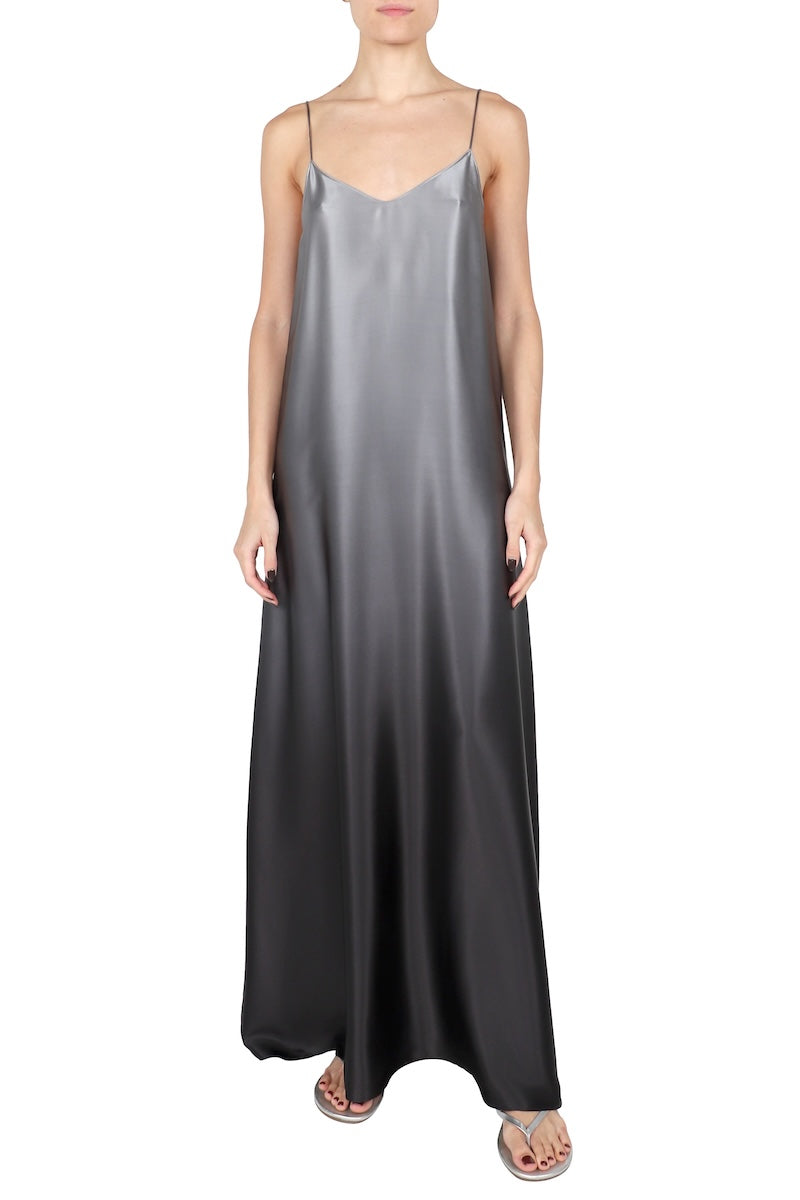 Silk Satin Ombre Cami Dress