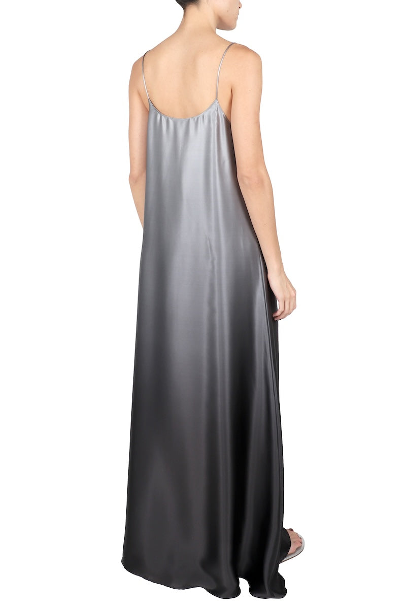 Silk Satin Ombre Cami Dress