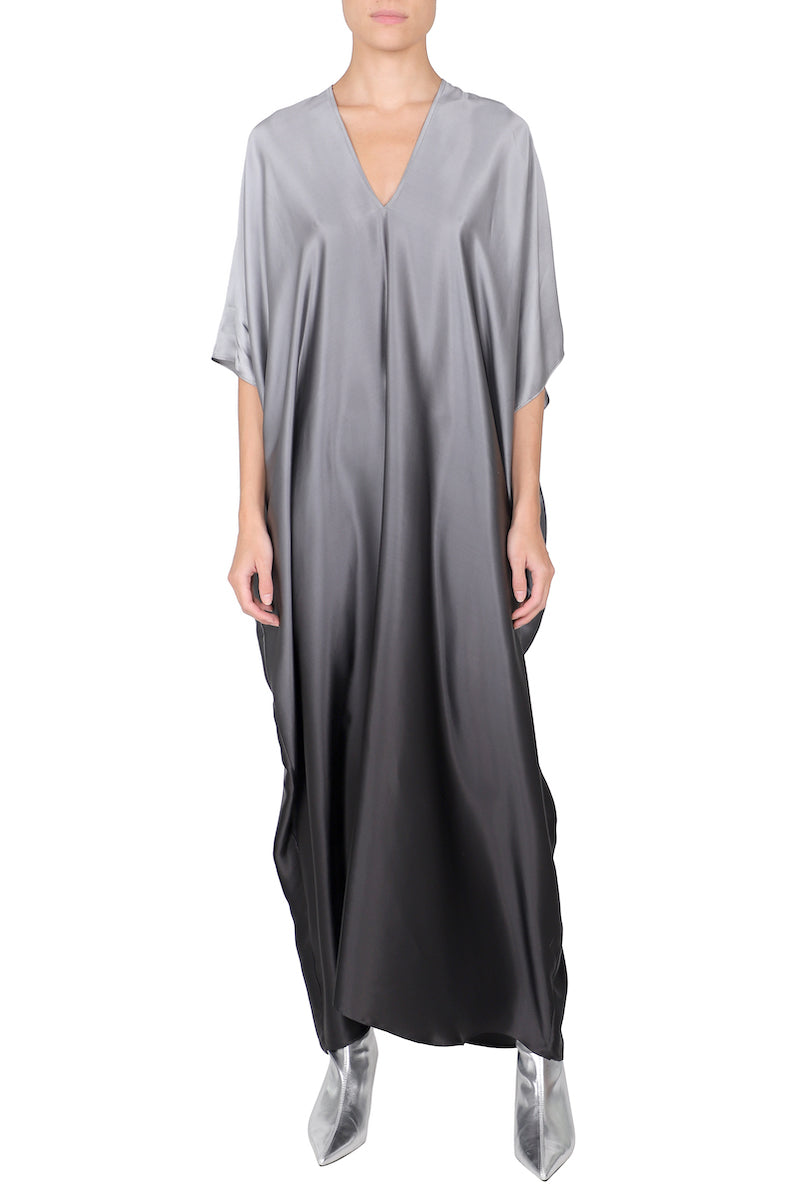 Silk Satin Ombre Boubou Caftan