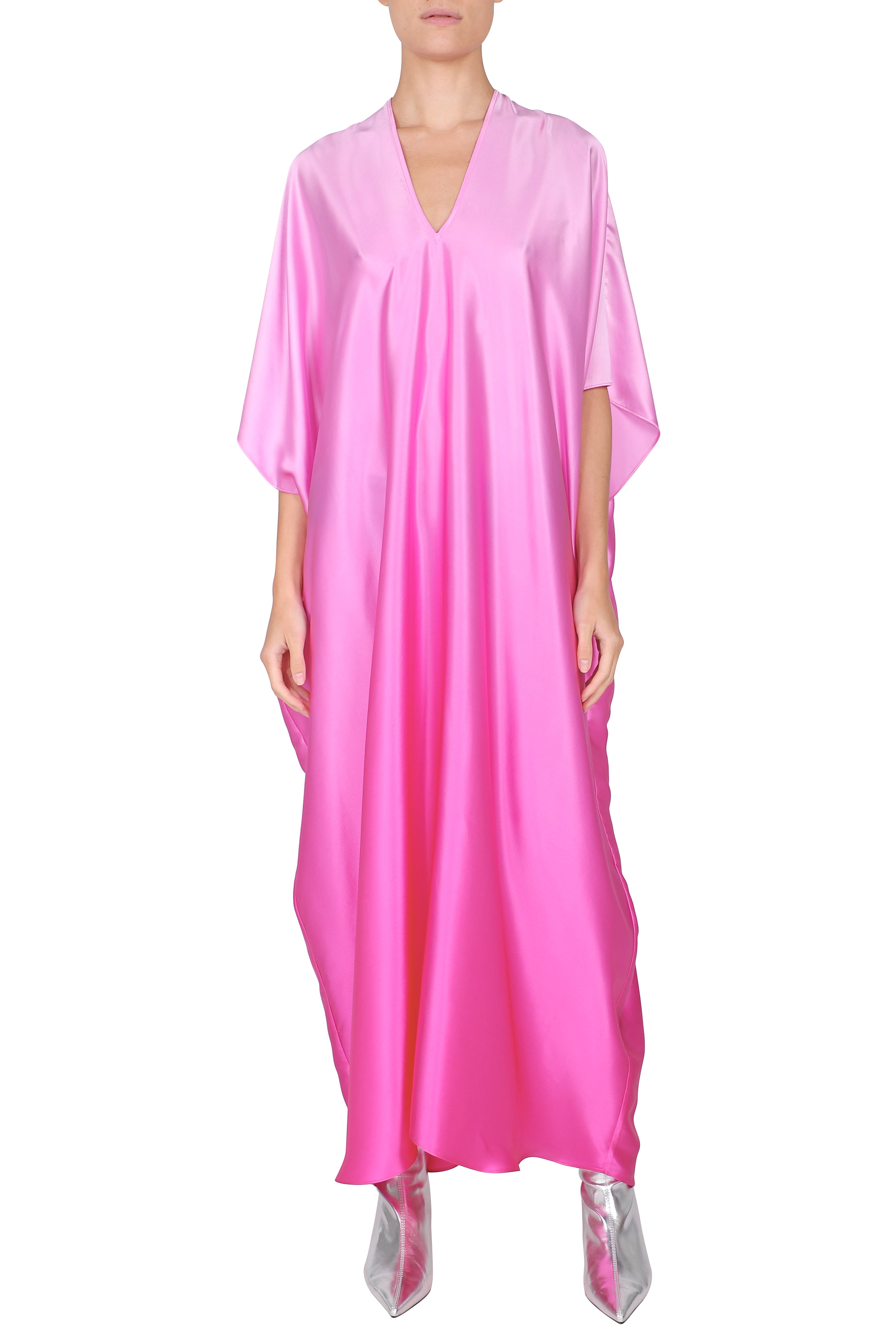 Silk Satin Ombre Boubou Caftan