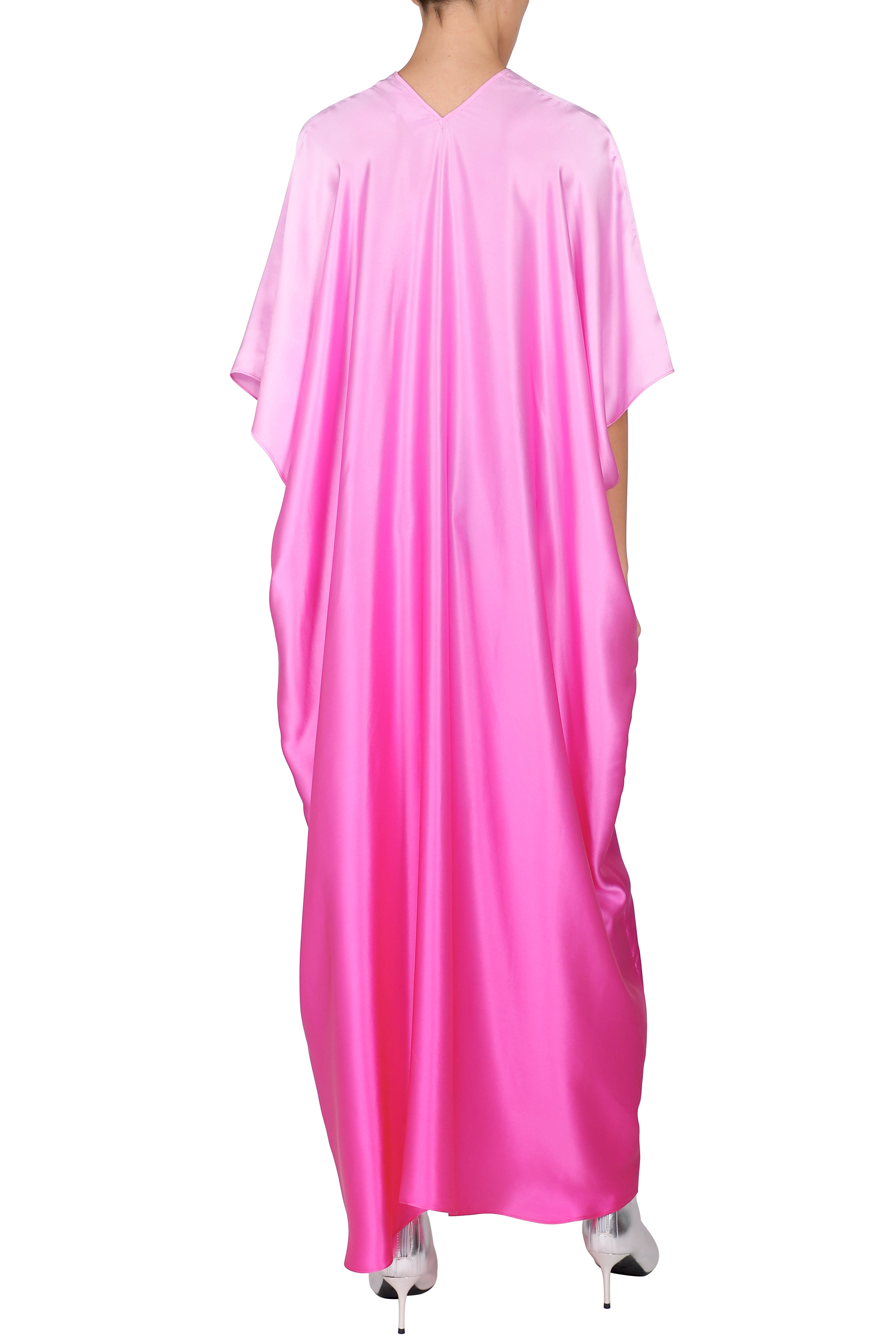 Silk Satin Ombre Boubou Caftan