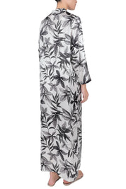 Silk Satin Mao Collar Dress