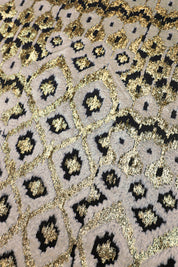 Metallic Losange Silk Boubou Caftan