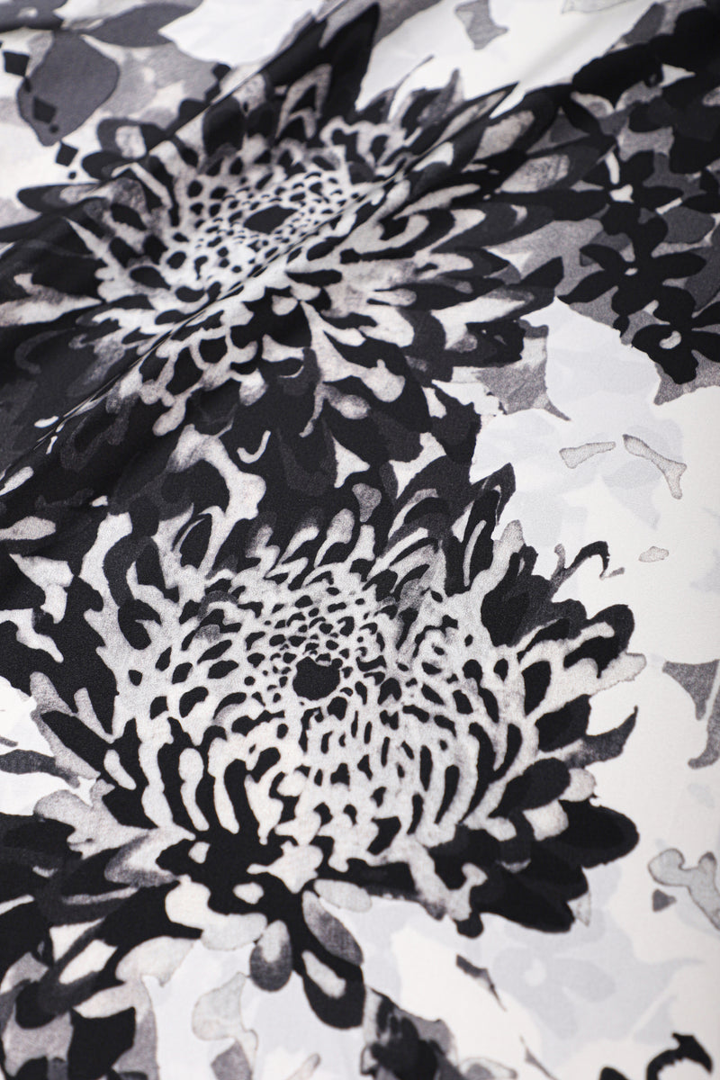 Printed Silk Satin Cami Dress