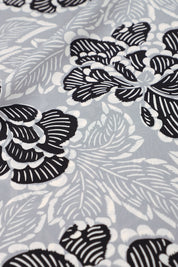 Flower Printed Crepe Boubou Caftan