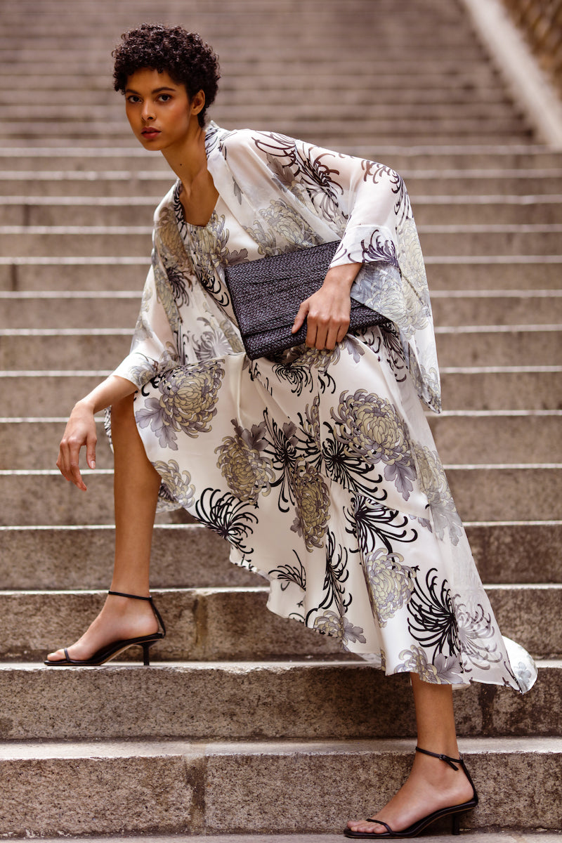 Satin Sweep Skirt