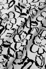 Midi Silk Satin Flower Embroidered Boubou Caftan