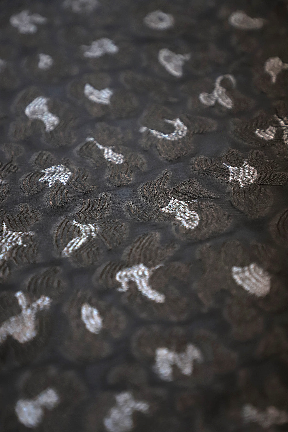 Metallic Small Flower Boubou Caftan